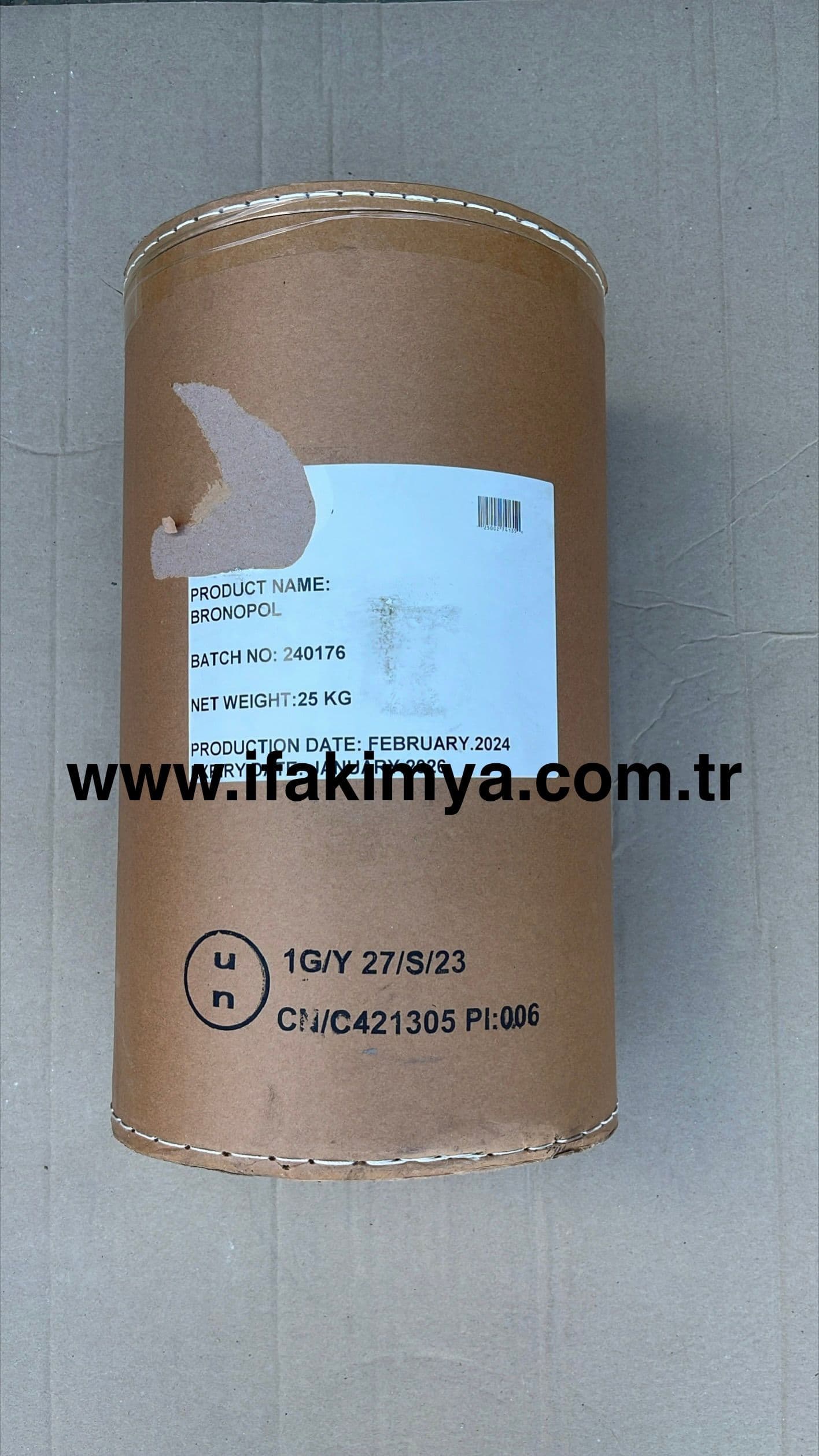 Beyaz kristal toz formda bronopol kimyasal hammaddesi