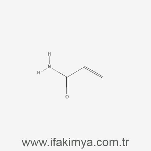 Beyaz kristal formda akrilamid kimyasal hammaddesi