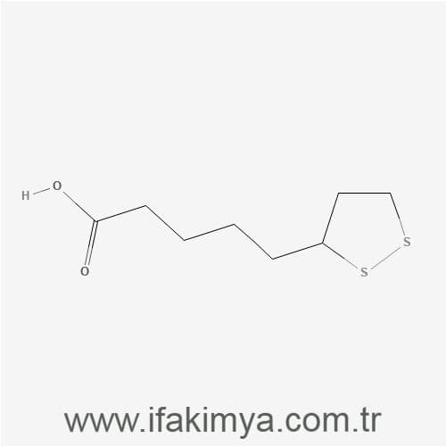 Sarı kristal toz formda alfa lipoik asit hammaddesi