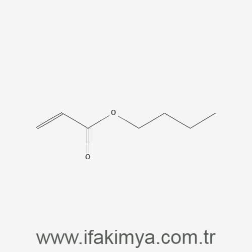 Berrak sıvı formda butil akrilat monomer kimyasalı