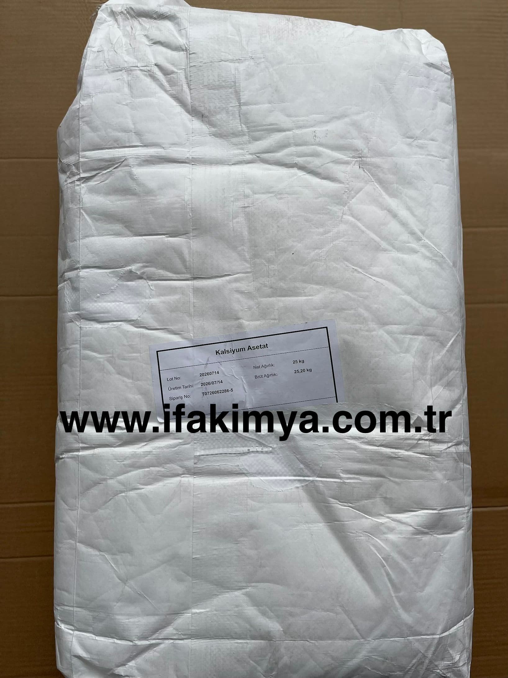 Kalsiyum Asetat E263 Calcium Acetate gıda katkı maddesi kalsiyum tuzu ve endüstriyel kimyasal hammadde