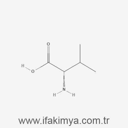 Beyaz kristal toz formunda L-Valin amino asidi, gıda takviyeleri, sporcu beslenmesi, ilaç ve kozmetik sektörlerinde kullanılan esansiyel amino asit hammaddesi