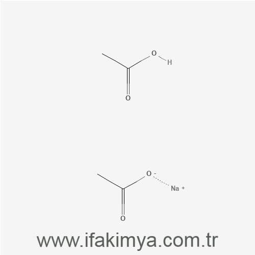 Beyaz kristal formda sodyum diasetat kimyasal hammaddesi