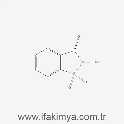 Sodyum sakarin beyaz kristal toz formunda yüksek saflıkta sentetik tatlandırıcı.