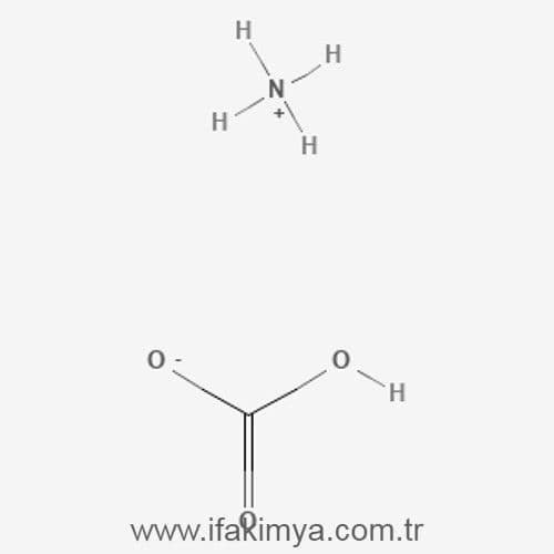 Amonyum bikarbonat – gıda, kozmetik ve endüstriyel kullanımlarda tercih edilen beyaz kristal toz yapıda kimyasal bileşik.